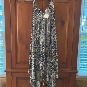 NWT En Creme handkerchief hem romper sz small